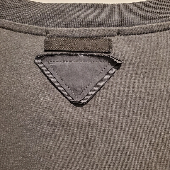 Prada Charcoal Dragon Graphic T-Shirt - Picture 5 of 7